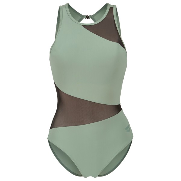Arena Mesh Angle Swimsuit Vent Back B Badeanzug Damen Schwimmen (Gr 42 |bunt)