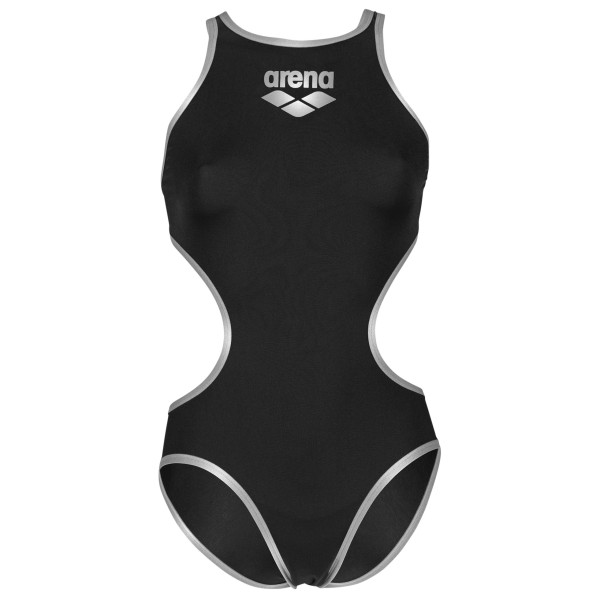 Arena Big Logo One Piece Badeanzug Damen (Gr 40 |schwarz)