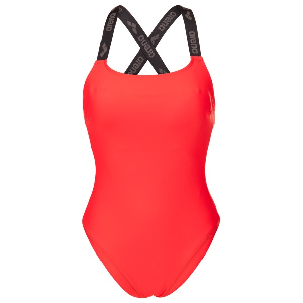 Arena – Women’s Elastic Solid Swimsuit – Badpak maat XL, Rood