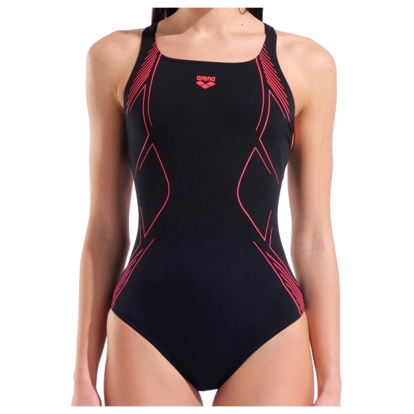 Arena Women’s Graphic Swimsuit Swim Pro Back Badpak meerkleurig Multicolor
