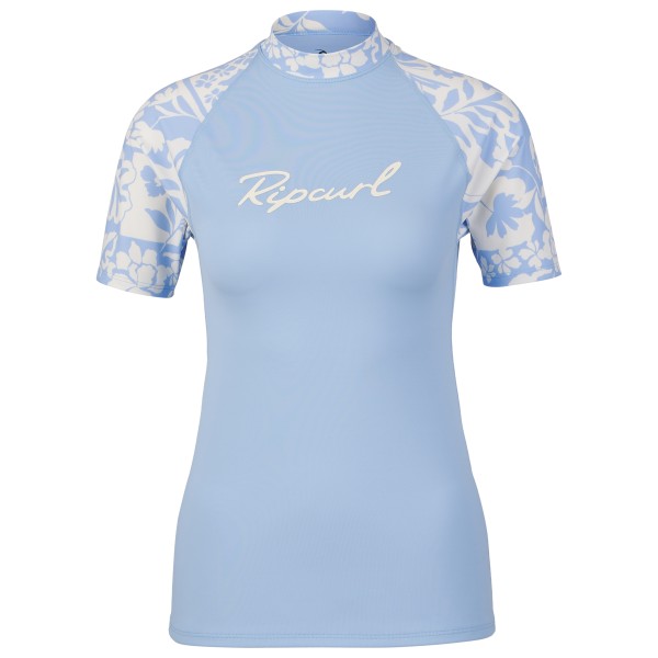 Rip Curl Pacific Coast UPF S/S Rashvest Lycra Damen (Gr XXL |blau)
