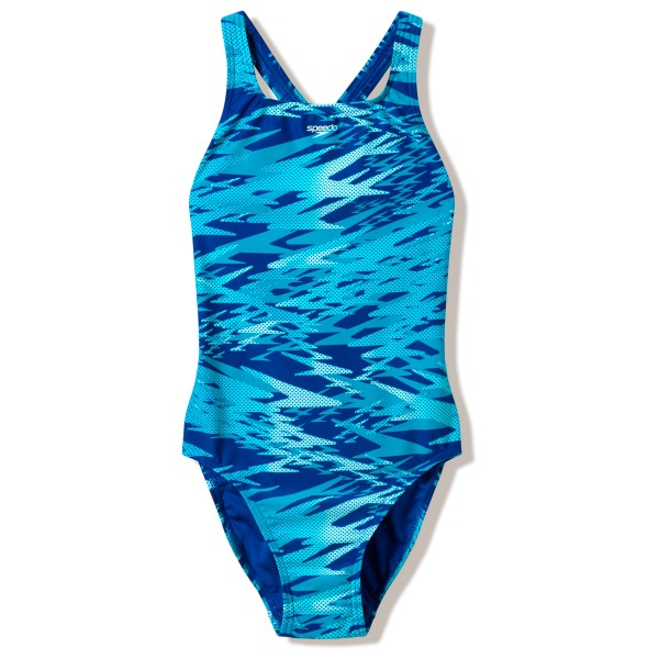 Speedo Women’s Hyperboom Print Medalist One Piece Badpak Blauw