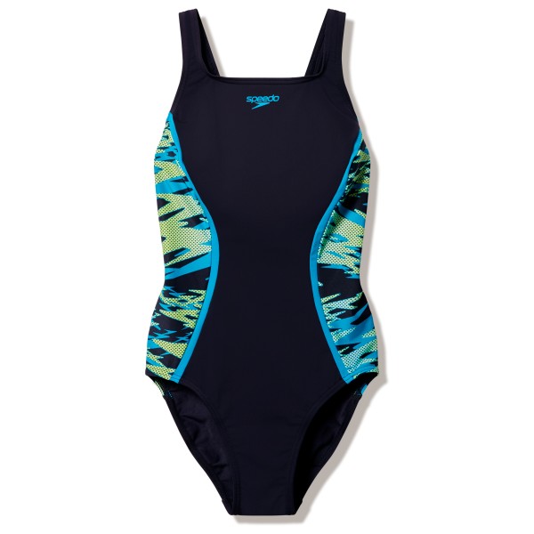 Speedo Women’s Hyperboom Splice Muscleback One Piece Badpak Blauw