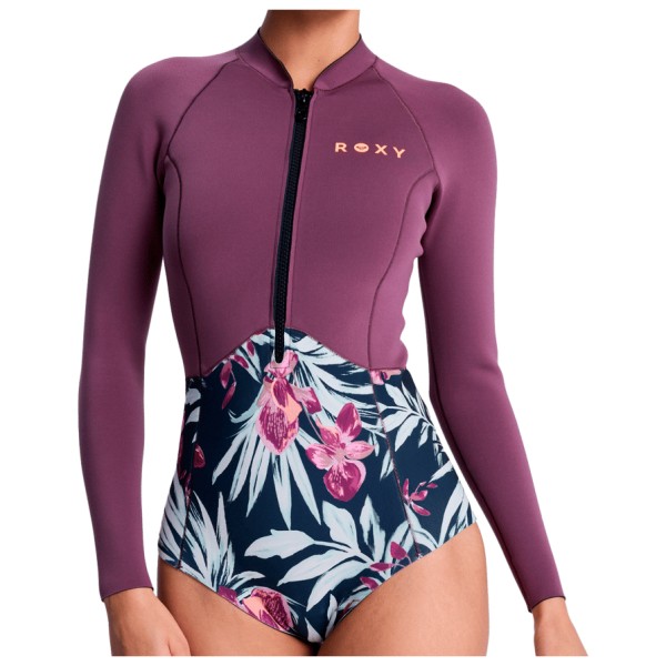 Roxy 10 Swell Natural Full Zip L/S Neoprenanzug Damen (Gr XL |lila)