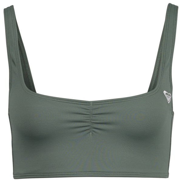 Roxy – Women’s SD Essentials Bralette – Bikinitop maat M, Olijfgroen