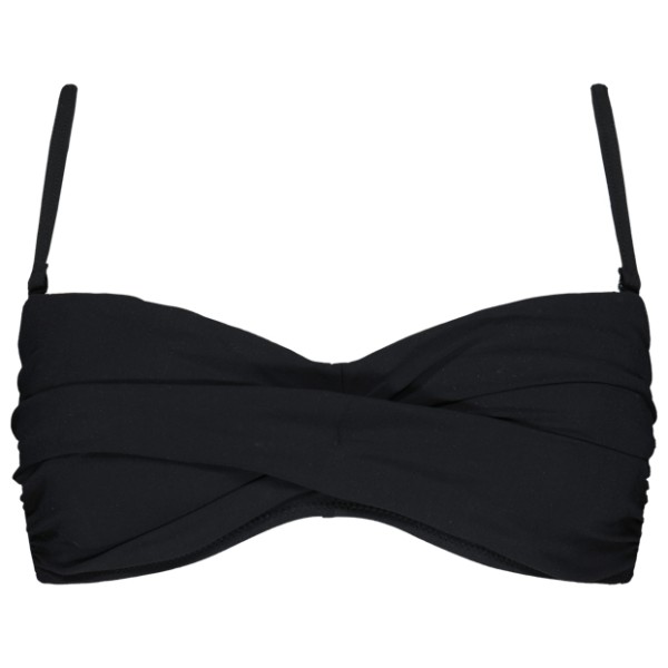 Barts Solid Twisted Bandeau Bikini-Top Damen (Gr 36 |schwarz)