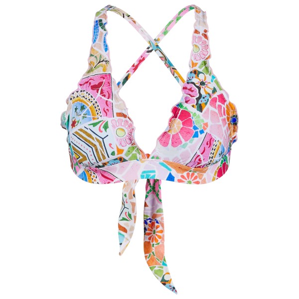 Seafolly Beach Bohème Multi Fit Longline Tri Bikini-Top Damen (Gr 36 |bunt)
