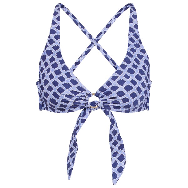 Seafolly Marseille Multi Fit Longline Tri Bra Bikini-Top Damen (Gr 32 |lila)