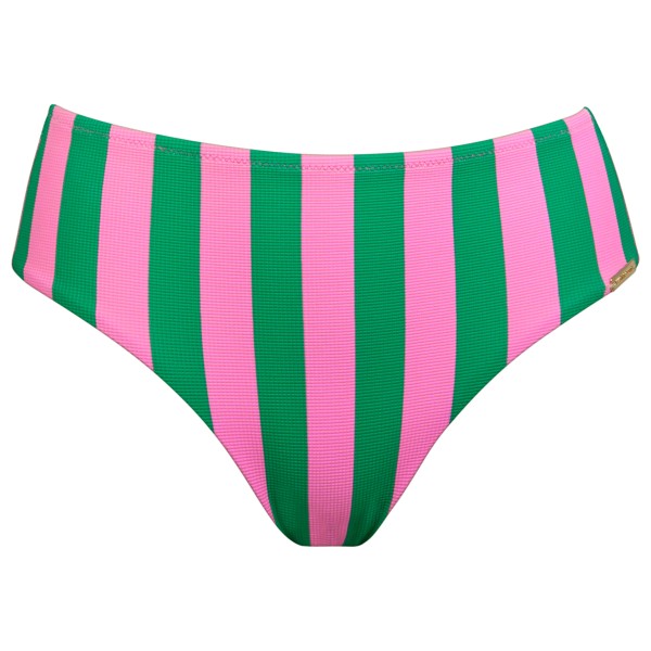 Watercult Stripe Energy Bikini Bottoms No 263 Bikini-Bottom Damen (Gr 42 |rosa/grün)