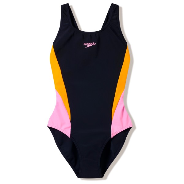 Speedo Women’s Colourblock Splice Muscleback Swimsuit Badpak Blauw
