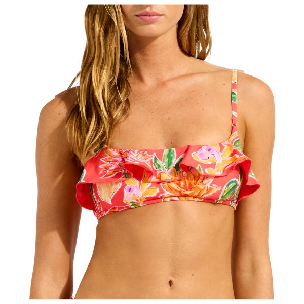Seafolly Hothouseflowers Bralette Bikini-Top Damen (Gr 40 |orange)