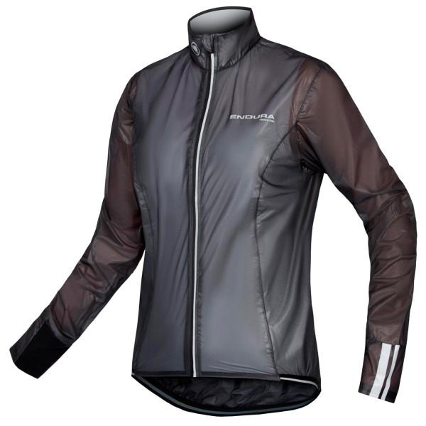 wasserdichte Radjacke Endura FS260-Pro Adrenaline Race Cape II Damen (Gr M |grau |wasserdicht)