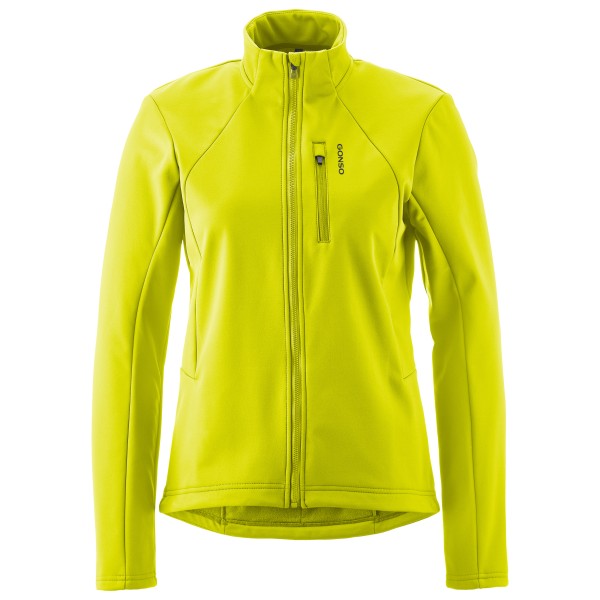 Gonso Adventure Jacket Softshell Fahrradjacke Damen Gravelbike (Gr 40 |gelb)