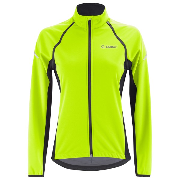 winddichte Radjacke Löffler Bike Zip-Off Jacket San Remo Ab Light Damen (Gr 46 |grün)