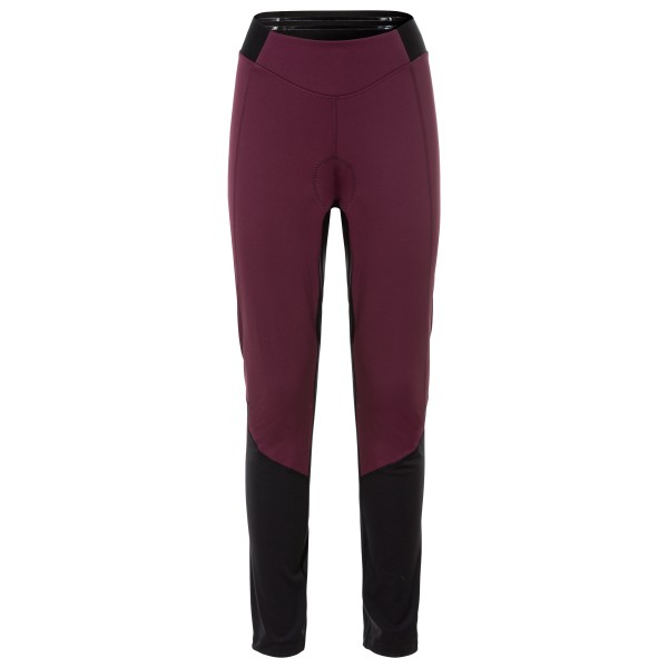 Image of Vaude - Women"s Posta Warm Tights II - Velohose Gr 36;38;42;44;46 rot;schwarz'