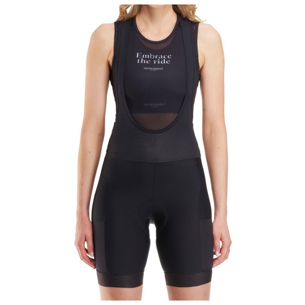 Bib Shorts & Tight PEPPERMINT Signature Cargo Bib Damen (Gr S |schwarz)