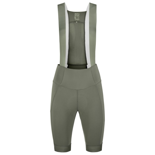 kurze Radhose Craft Endur Cargo Bib Shorts C3 Damen (Gr XL |oliv)