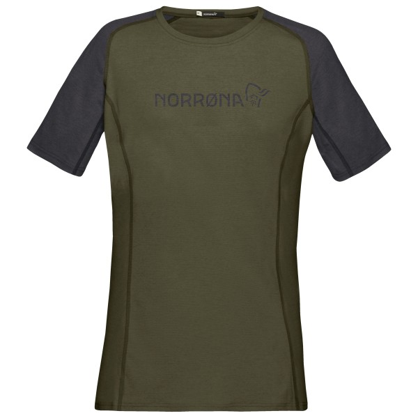 Image of Norrøna - Women"s Fjørå Equaliser Lightweight T-Shirt - Velotrikot Gr M;S;XS blau;oliv'