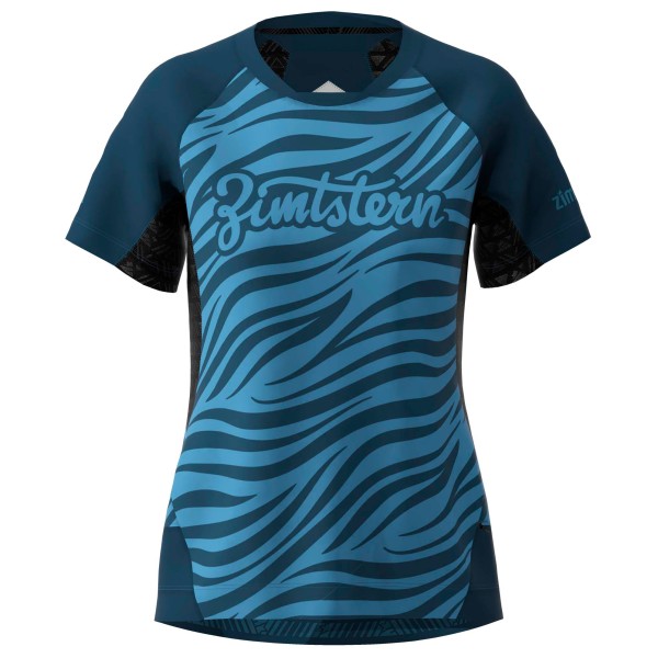 Image of Zimtstern - Women's Techzonez Shirt S/S - Velotrikot Gr L;M;S;XL;XS blau;rot bei Bergfreunde.ch - der Outdoor Shop