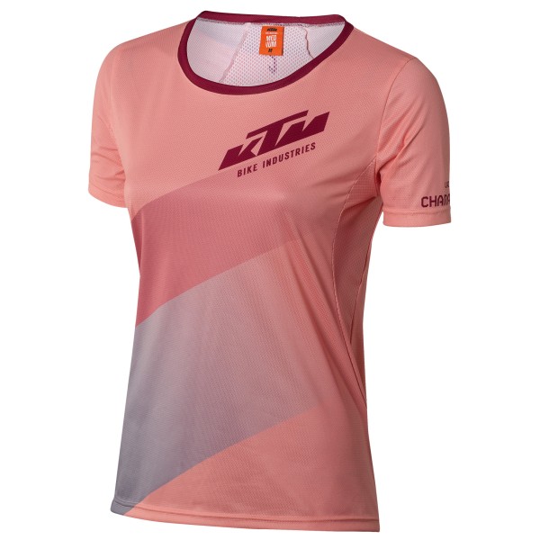 Image of KTM - Lady's Character Shirt Shortsleeve - Velotrikot Gr L;M;S;XL;XS bunt;rosa;schwarz;türkis bei Bergfreunde.ch - der Outdoor Shop