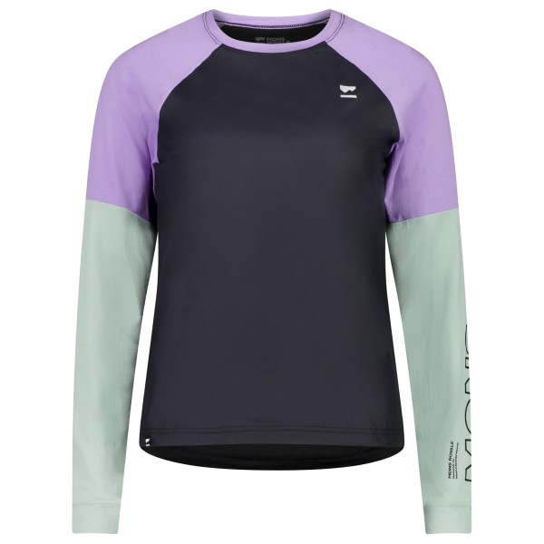 Image of Mons Royale - Women"s Tarn Merino Shift Wind Jersey - Velotrikot Gr L bunt'