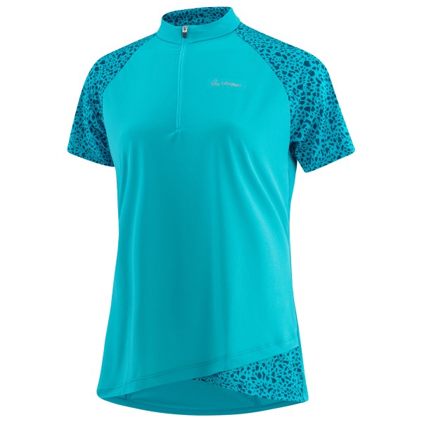 Image of Löffler - Women's Bike Shirt Halfzip Rise 4,0 - Velotrikot Gr 36;38;40;44;46;48;50 rosa;türkis bei Bergfreunde.ch - der Outdoor Shop