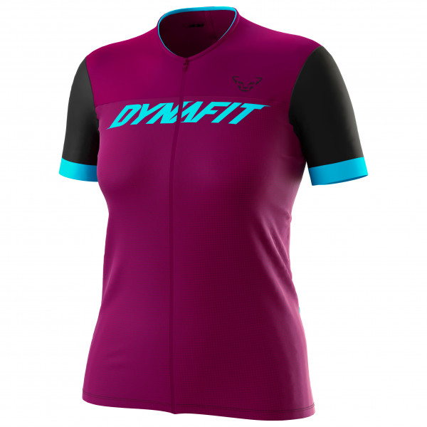 Image of Dynafit - Women's Ride Light S/S Fullzip Tee - Velotrikot Gr L;M;S;XL;XS blau;lila;schwarz bei Bergfreunde.ch - der Outdoor Shop