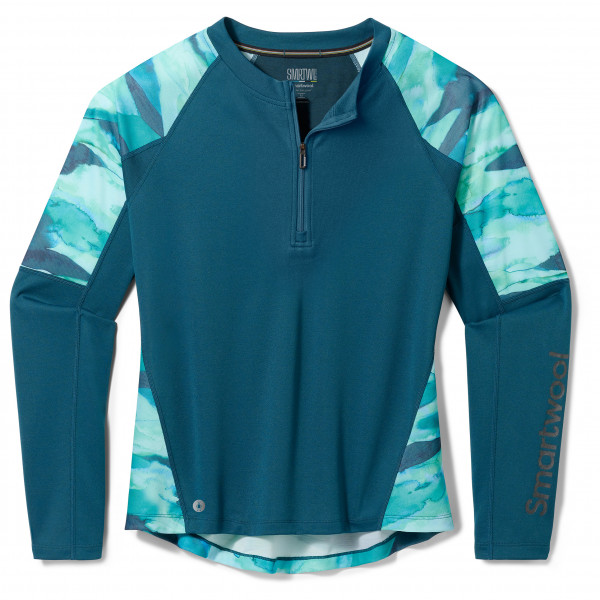 Image of Smartwool - Women"s Mountain Bike Long Sleeve Jersey - Velotrikot Gr S;XS blau'