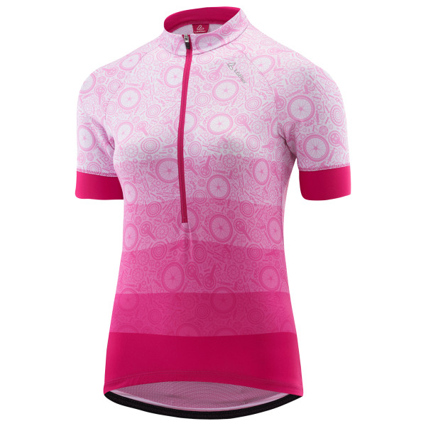 Löffler - Women's Bike Jersey Half Zip Components - Radtrikot Gr 40 rosa