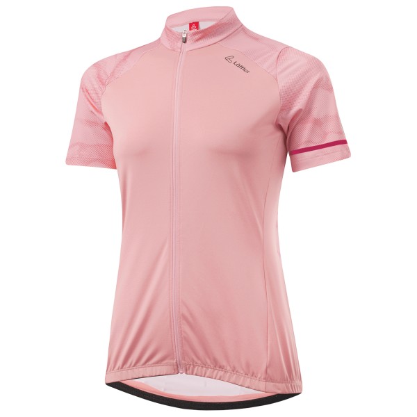 Image of Löffler - Women"s Bike Jersey Full Zip Barkly Mid - Velotrikot Gr 38;40;42;44;46 rosa;rot/rosa'