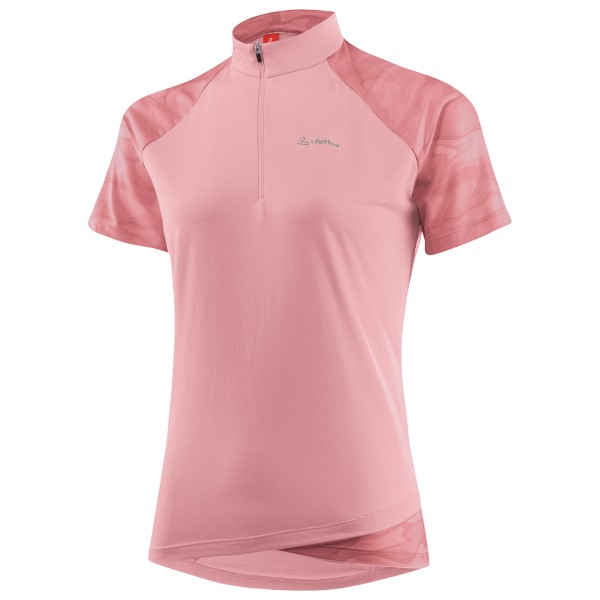 Image of Löffler - Women"s Bike Shirt Half Zip Barkly Rise - Velotrikot Gr 36;38;40;48;50 blau;rosa'