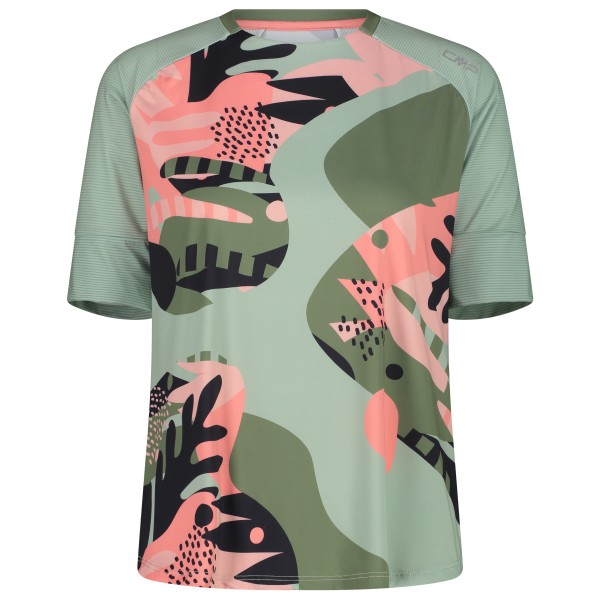 Image of CMP - Women"s Stretch T-Shirt Free Bike - Velotrikot Gr 40;42;44;46 blau;bunt'