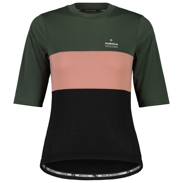 Image of Maloja - Women"s WallisM. - Velotrikot Gr L;M;S;XL;XS schwarz;schwarz/grau'