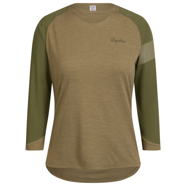 Image of Rapha - Women"s Trail 3/4 Sleeve Jersey - Velotrikot Gr L;M;S;XL;XS beige;grau'