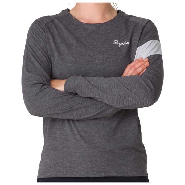 Image of Rapha - Women"s Trail Long Sleeve Technical T-Shirt - Velotrikot Gr L;M;S;XL;XS grau'