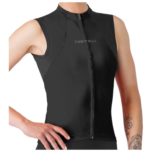Castelli - Women's Sole Sleeveless Jersey - Rad Singlet Gr XS schwarz
