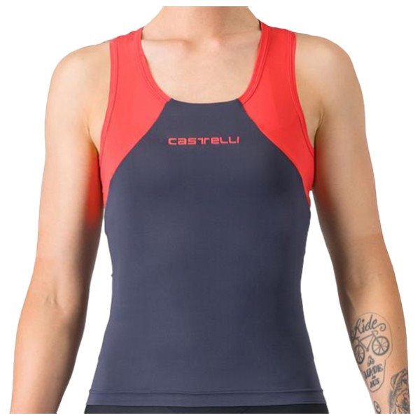 Castelli - Women's Sole Top - Velo Singlet Gr XS blau