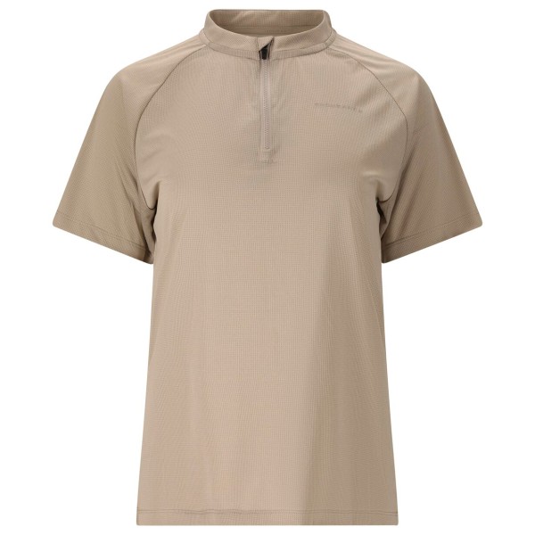ENDURANCE Crow Melange Cycling/MTB S/S Shirt Radtrikot Damen Mountainbike (Gr 48 |beige)