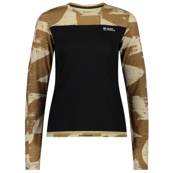 Mons Royale Diversion Merino Bike Jersey L/S Radtrikot Women (Größe XL |schwarz)