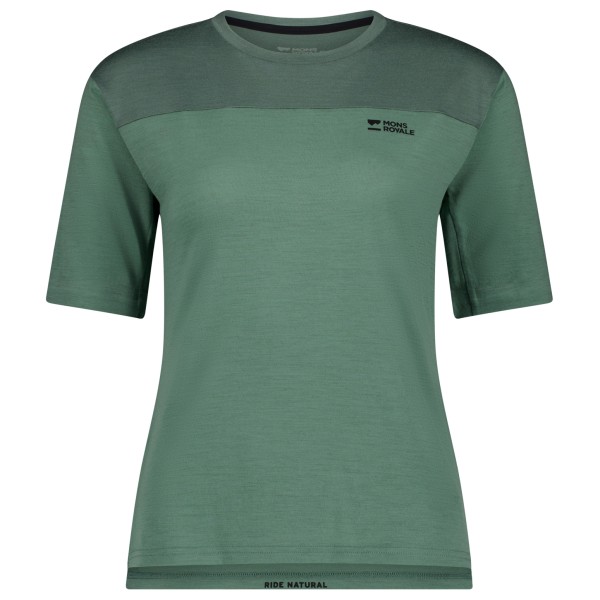 Mons Royale Diversion Merino Bike Jersey S/S Radtrikot Women (Größe M |türkis)