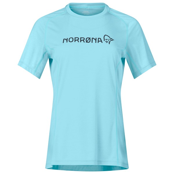 Norrøna Fjørå Equaliser Lightweight T-Shirt Radtrikot Damen Wandern (Gr L |blau)