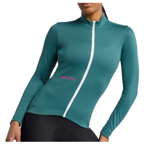 Sportful - Women's Classic Thermal Jersey - Velotrikot Gr L türkis