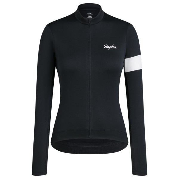 Rapha Core Thermal Long Sleeve Jersey Radtrikot Damen (Gr XXS |schwarz)