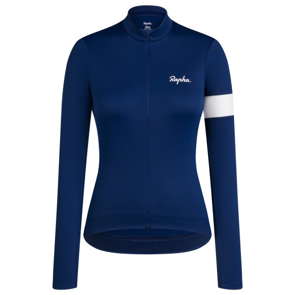 Rapha Core Thermal Long Sleeve Jersey Radtrikot Damen Rennrad (Gr XS |blau)