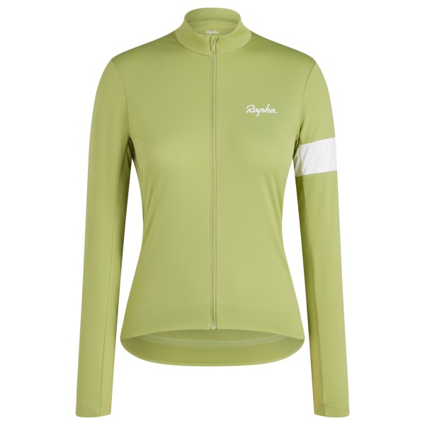 Rapha Core Thermal Long Sleeve Jersey Radtrikot Women (Größe XS |grün)