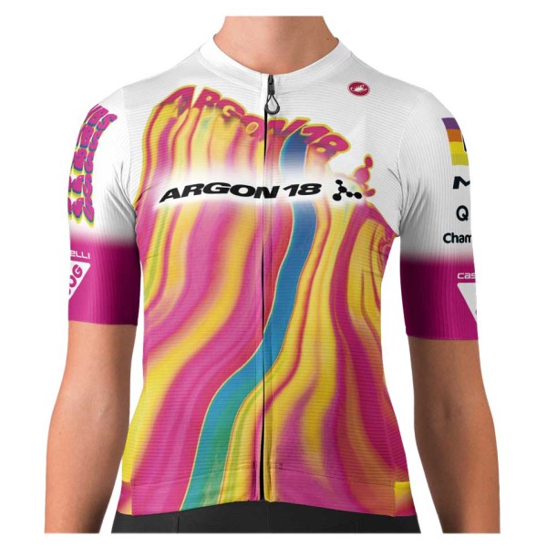 Radtrikots kurzar Castelli Espresso Jersey Damen (Gr L |bunt)