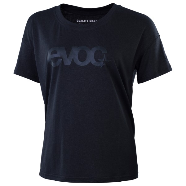 Evoc - Women's T-Shirt Logo - T-Shirt Gr L schwarz/blau