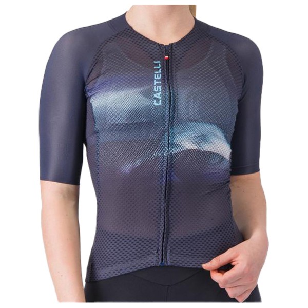 Castelli Climbers A/C Jersey Radtrikot Damen (Gr XL |blau)