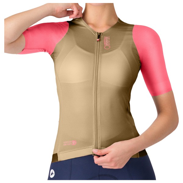 Castelli - Women's Corretto Jersey - Velotrikot Gr XL beige