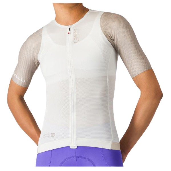 Radtrikots kurzar Castelli Corretto Jersey Damen (Gr XS |weiß)